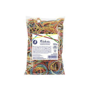 Gumička, 60x2 mm, VICTORIA, 0,5 kg, mix barev