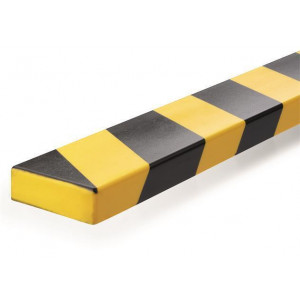 Ochranný povrchový profil "S20", žlutá-černá, samolepicí, 5 ks/balení, DURABLE 1108130