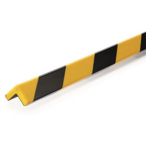 Ochranný rohový profil "C20", žlutá-černá, magnetický, 5 ks/balení, DURABLE 1111130