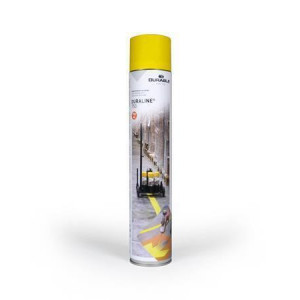 Značkovací sprej na podlahu "Duraline 750", žlutá, DURABLE 114004