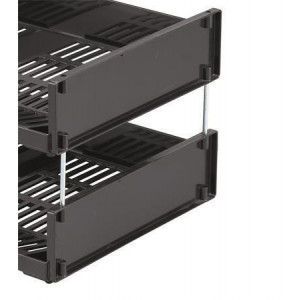 Adaptér k odkladači "Optimo", stříbrná, 4 ks, kovový, DURABLE 1700132001