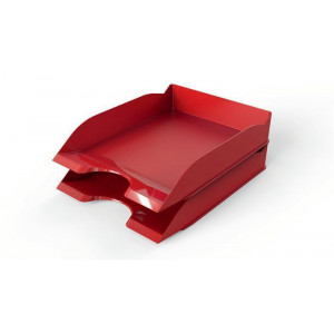 Odkladač "Basic", červená, plast, DURABLE 1701674080