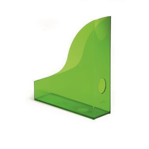 Stojan na časopisy "Basic", světle  zelená, plast, 73 mm, DURABLE