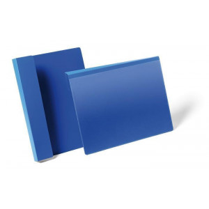 Logistická kapsa, modrá, A4, horizontální, závěsná, 50 ks/balení, DURABLE 172307