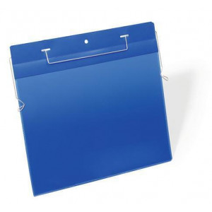 Logistická kapsa, tmavě modrá, A4, horizontální, s drátem, 50 ks / balení, DURABLE 175407