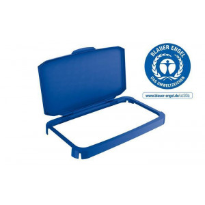 Výklopné víko k odpadkovému koši 60 l "DURABIN", modrá, plast, DURABLE 1800500040