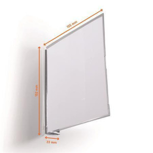 Informační tabulka, 149 x 149 mm, magnetická, 10 ks/balení, DURABLE 187119