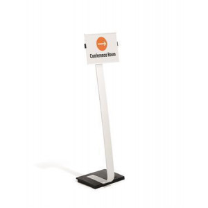 Informační stojan  "INFO SIGN", stříbrná, A4, podlahový, DURABLE 481223