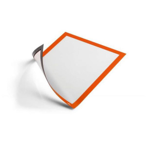 Prezentační rám "DURAFRAME MAGNETIC", oranžová, A4, magnetický, DURABLE 486909