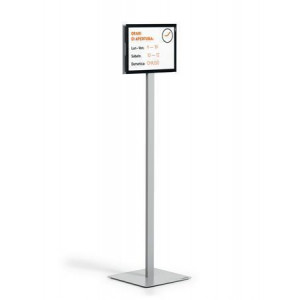 Informační stojan "INFO STAND BASIC", antracitově-šedá, A4, DURABLE 501257