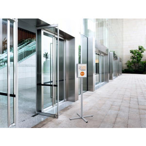Informační stojan "INFO STAND OUTDOOR", antracitově-šedá, A4, DURABLE 502057