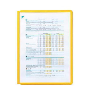 Prezentační kapsa "SHERPA®", žlutá, A4, DURABLE