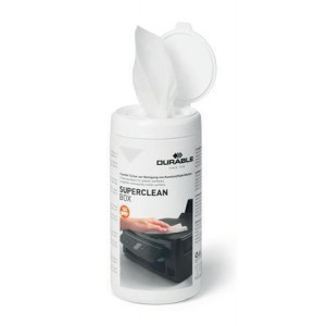 Čisticí utěrky na plastové povrchy "Superclean box 100", 100 ks, DURABLE 570802