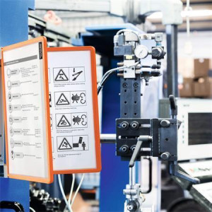 Prezentační kapsa "VARIO® 5 MAGNETIC", oranžová, magnetická, nástěnná, 5 kapes, DURABLE