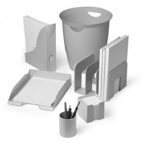 Stojan na časopisy "Eco", šedá, plast, DURABLE 775710