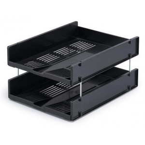 Odkladač "Optimo", černá, plastový, A4, DURABLE 1700784058