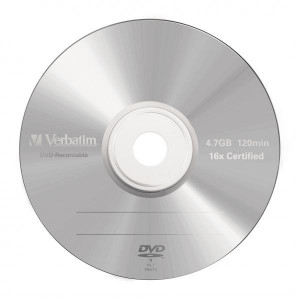 Verbatim DVD-R, Matt Silver, 43519, 4.7GB, 16x, jewel box, 5-pack, bez možnosti potisku, 12cm, pro archivaci dat