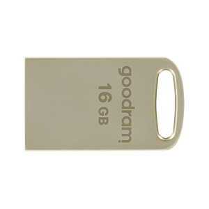 Goodram USB flash disk, USB 3.0, 16GB, UPO3, stříbrný, UPO3-0160S0R11, USB A, s poutkem