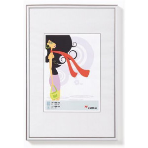Rámeček "New  Lifestyle", stříbrná, plast, 21 x 29,7 cm