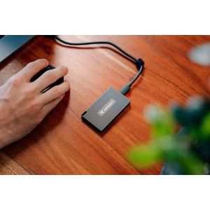 SSD Externí Verbatim Metal Mini SSD, 32031, 1000GB, černá, USB C