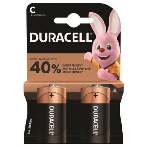 Baterie "Basic", C baby, 2 ks, DURACELL