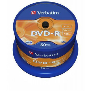 DVD-R 4,7GB, 16x, AZO, Verbatim, 50-cake