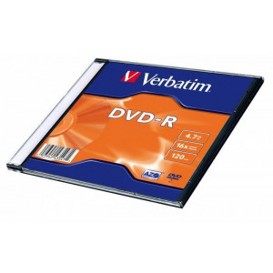 DVD-R 4,7GB, 16x, AZO, Verbatim, slim box