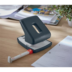 Děrovačka "Cosy", šedá, 30 listů, LEITZ 50040089
