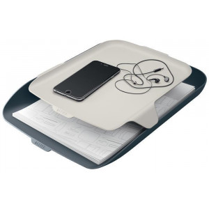 Odkladač " Cosy", šedá, s organizérem, LEITZ 52590089