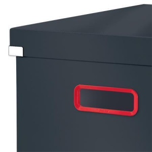 Úložný box "Cosy Click&Store", sametová šedá, velikost L, LEITZ 53490089