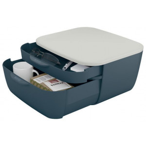 Zásuvkový box "Cosy", šedá, 2 zásuvky, LEITZ 53570089