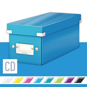 Krabice na CD "Click&Store", tmavě modrá, LEITZ