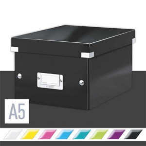 Univerzální krabice "Click&Store", černá, A5, LEITZ