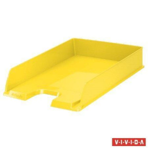 Odkladač "Europost", Vivida žlutá, plast, ESSELTE