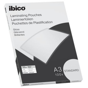 Laminovací fólie "Standard", 125 mikronů, A3, lesklá, 100 ks, IBICO 627313