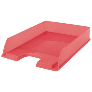 Odkladač, "Colour`Breeze", korálová, plast, ESSELTE 628453