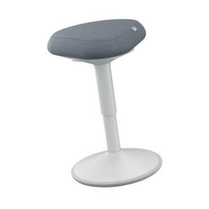 Balanční stolička k sezení "Ergo Active", světle šedá, sklopná, ergonomická, LEITZ 65440085