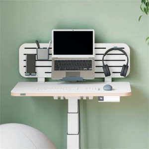Stolní organizér s držákem na notebook "Ergo", bílá, 80 x 25 cm, LEITZ 65490000
