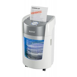Skartovací stroj "IQ OptiMax Small Office 350 P5", 8 listů, mikro řez, LEITZ 83590000