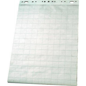 Flipchart blok, papír bílý - čtverečkovaný, 65x95,5 cm, 50 listů, ESSELTE