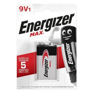 Baterie "Max", 9V, 1 ks, ENERGIZER E300115902