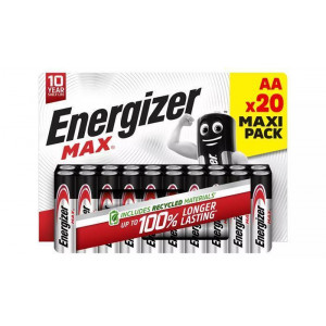 Baterie "Max", AA, 20 ks, ENERGIZER 7638900437874