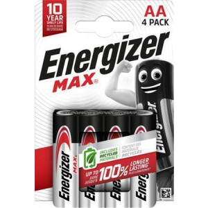 Baterie "Max", AA (tužková), 4 ks, ENERGIZER E300112503