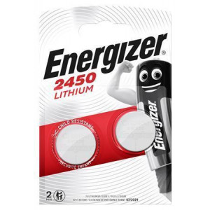 Baterie knoflíková, CR2450, 2 ks, ENERGIZER E300830701