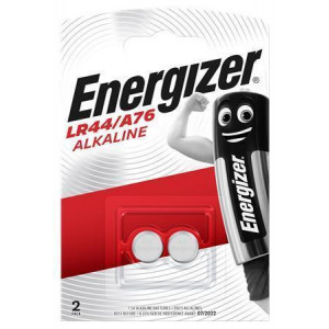 Baterie knoflíková,  LR44/A76, 2 ks v balení, ENERGIZER