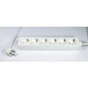 Prodlužovací kabel, 6 zásuvek, 5 m