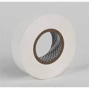 Izolační páska, PVC, 20x19 mm, bílá