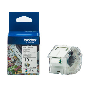 Brother papírová páska 19mm x 5m, bílá, CZ1003, pro tiskárnu VC-500W