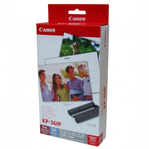 Canon Papír pro termosublimační tiskárny, KP-36IP, termosublimační papír, s inkoustovou kazetou typ 7737A001, bílý, CP-220, 330, 1
