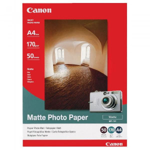 Canon Matte Photo Paper, MP-101 A4, foto papír, matný, 7981A005, bílý, A4, 170 g/m2, 50 ks, inkoustový